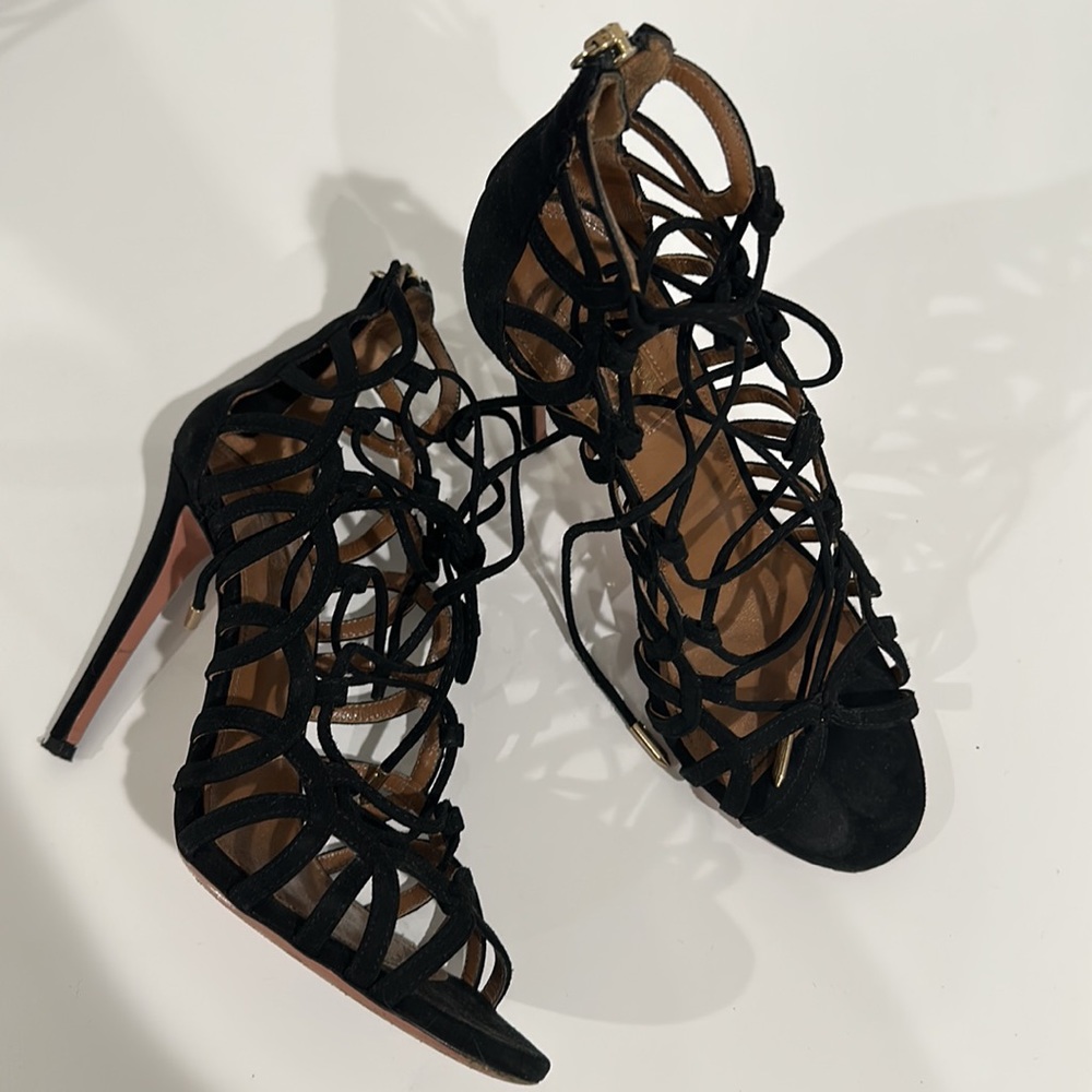 Aquazarra Lace Up Heels